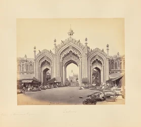 Lucknow; The Gateway of the Hooseinabad Bazaar