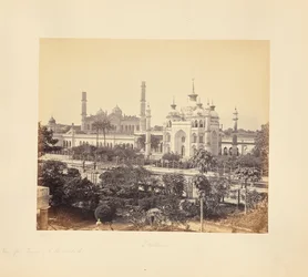 Lucknow; View from the Terrace of the Hooseinabad Emambara