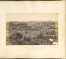 Ootacamund; General View looking East from above Sylk