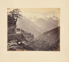 The View from the New Road at Pangi - The Great Chini Peaks in the Background