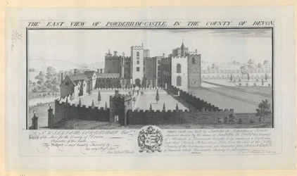 The East View of Powderham Castle in the County of Devon