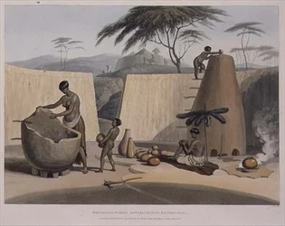Booshuana Women Manufacturing Earthen Ware, plate 23 from 