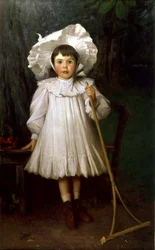 Girl in White Bonnet