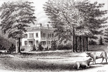 Hamilton Grange, from Old New York, Volume I, 1802