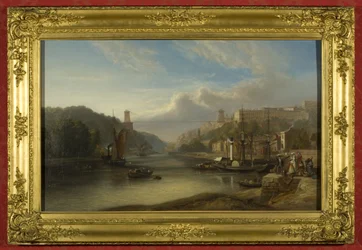 View on the Avon at Hotwells, c.1840