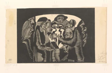 Group of Figures in an Arch