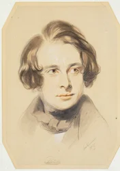 Early Portrait of Charles Dickens, 1837