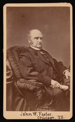Portrait of John Wells Foster, 1815-1873, Between 1872 and 1873