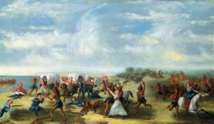 The Fort Dearborn Massacre on the 15th August, 1812