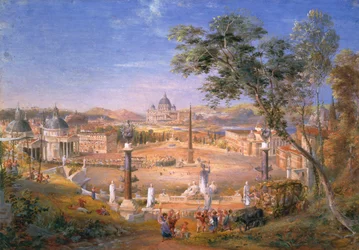 A View of Modern Rome During the Carnival