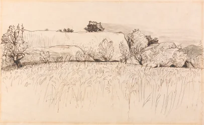 Cornfields with Barn, Shoreham