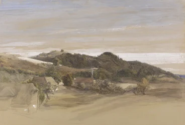 Underriver Hills, Near Sevenoaks, Kent, from the Grounds of J. Herries, Esq.