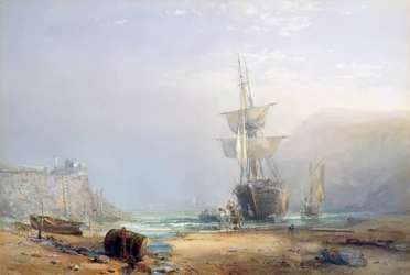 A Hazy Morning on the Coast of Devon, 1853