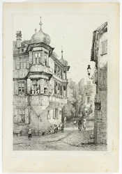 Bamberg, from Facsimiles of Sketches made in Flanders and Germany