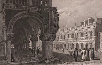 Foreshortening of arcade of Doge