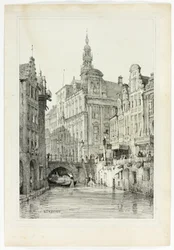 Hotel de Ville, Utrecht, from Facsimiles of Sketches made in Flanders and Germany