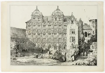 Part of the Castle at Heidelberg