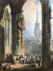 Scene from a Church Porch