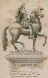 Statue of King William the Third, Now Erecting in St James