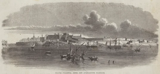 Malta, Valetta, from the Quarantine Harbour