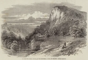 The High Tor Tunnel, Matlock, on the Manchester, Buxton, and Midlands Junction Railway