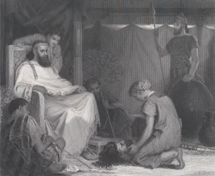David Brought Before Saul, from The Art Journal, opposite p. 100