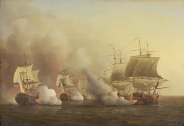 Action Off the Cape of Good Hope, March 9th, 1757