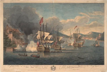 Capture of Porto Bello by Admiral Edward Vernon on 22 November 1739