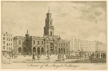 Front of the Royal Exchange, London