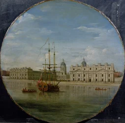 Greenwich Hospital from the River, 1748