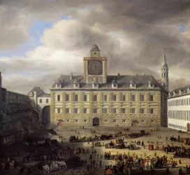 Main Square Inside the Imperial Castle in Vienna