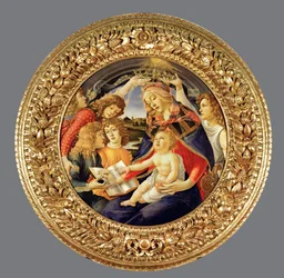Coronation of the Virgin Mary with Five Angels