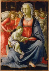 Madonna with Child and Five Angels