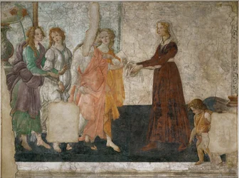 Venus and the Graces Offer Presents to a Young Girl