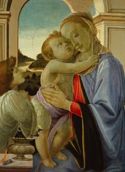 Madonna and Child with Adoring Angel, c.1468