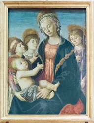 Madonna and Child with Saint John the Baptist and Two Angels