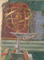 Detail from St. Augustine in His Study Showing an Armillary Sphere