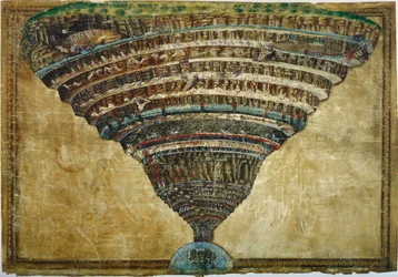 Illustration to the Divine Comedy by Dante Alighieri Abyss of Hell