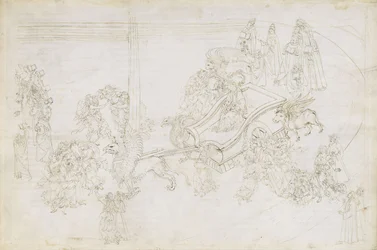 Illustration to the Divine Comedy by Dante Alighieri Purgatorio 31