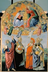 Coronation of the Virgin with Four Saints