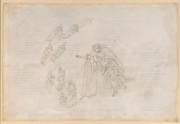 The Divine Comedy, Paradise IV. First Planetary Sphere (Moon Sky): Beatrice Explains to Dante the True Seat of the Blessed