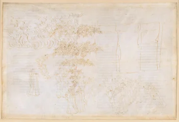 The Divine Comedy, Purgatorio XXIV. Sixth Ring of Purgatory: Penance of the Gluttons; Conversations with Forese Donati and Bonagiunta Orbicciani; The Angel at the Ascent to the Seventh Ring