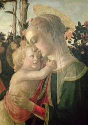 Madonna and Child with St. John the Baptist (detail)