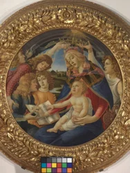 Mary with Child and Five Angels