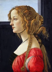 Profile Portrait of a Young Woman