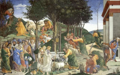 Scenes from the Life of Moses, 1481-1482