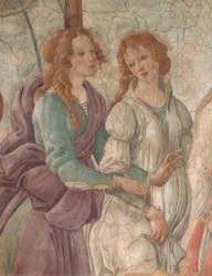 Venus and the Graces Offering Gifts to a Girl, 1480–83