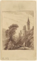 Castle and Figures