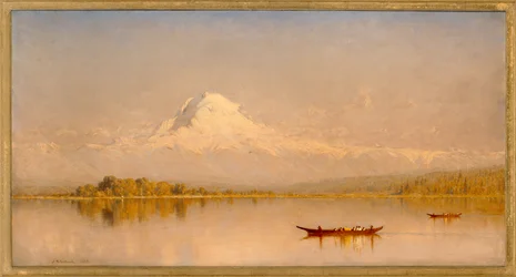 Mount Rainier, Bay of Tacoma - Puget Sound