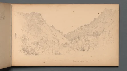 Sketchbook, page 18: Dixville Notch, Sept. 4, 89